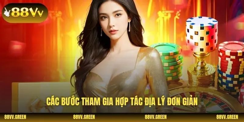 Các bước tham gia hợp tác địa lý đơn giản