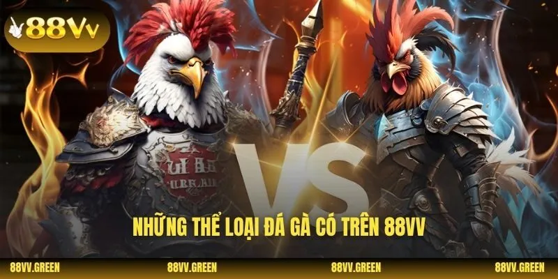 Những thể loại đá gà có trên 88VV